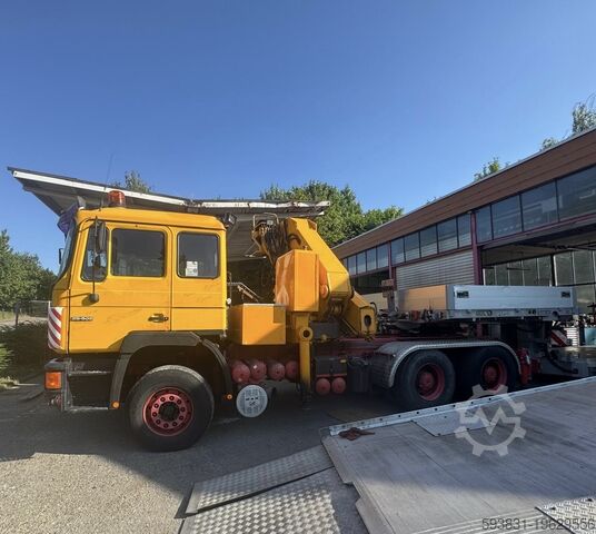 MAN with 15t all-terrain crane MAN 25.502 6x4