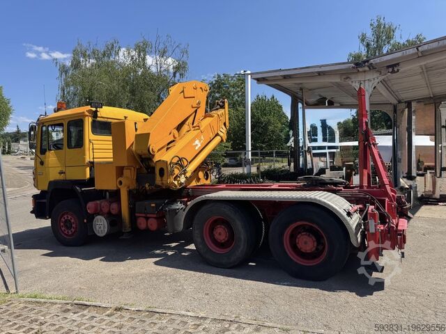 MAN with 15t all-terrain crane MAN 25.502 6x4