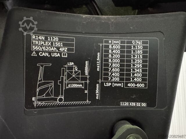 R 14 N * Triplex FFL !! LINDE R 14 N  * Triplex FFL !!