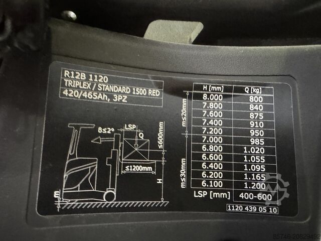 R 12 B * Triplex FFL !! LINDE R 12 B * Triplex FFL !!