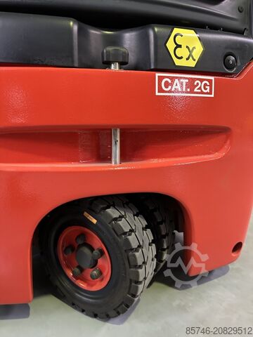 E 16 - 386 / 02 Evo - Atex Proplan EX 2G / Zone 1 * Triplex FFL !! NEUE Batterie !! LINDE E 16 - 386 / 02 Evo - Atex Proplan EX 2G / Zone 1 * Triplex FFL !! NEW battery !!