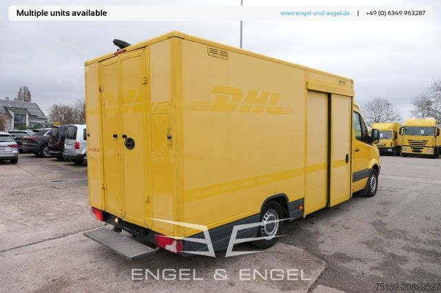 Box van mercedes-benz SPRINTER 310 CDI MAXI EURO-5 KOFFER REGALE KAMERA DURCHGANG