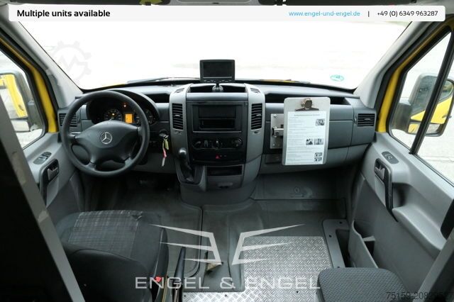 Box van mercedes-benz SPRINTER 310 CDI MAXI EURO-5 KOFFER REGALE KAMERA DURCHGANG