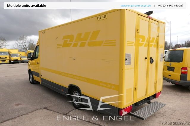 Box van mercedes-benz SPRINTER 310 CDI MAXI EURO-5 KOFFER REGALE KAMERA DURCHGANG