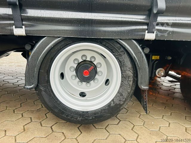 Low loader semitrailer Wiese Gabelstaplertransporter Mega mit Rampen