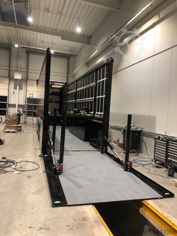 Tieflader-Sattelauflieger Innenlader Zwischenlader Gabelstaplertransporter