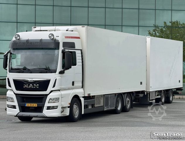 Refrigerated truck MAN TGX 26.440 EURO 6 FULL AIR ISOLATED BOXES DOUBLE