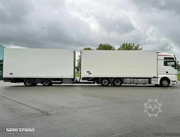Refrigerated truck MAN TGX 26.440 EURO 6 FULL AIR ISOLATED BOXES DOUBLE