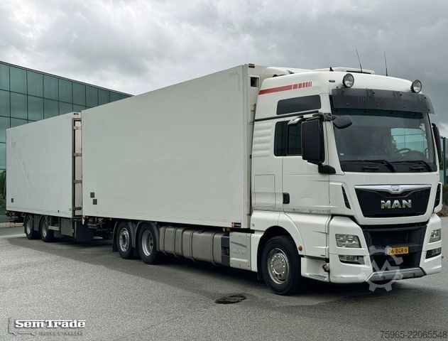 Refrigerated truck MAN TGX 26.440 EURO 6 FULL AIR ISOLATED BOXES DOUBLE