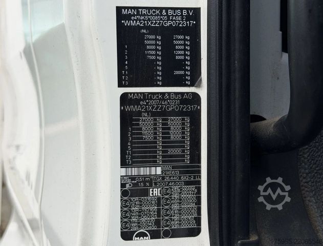 Refrigerated truck MAN TGX 26.440 EURO 6 FULL AIR ISOLATED BOXES DOUBLE