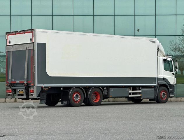 Refrigerated truck DAF CF 370 FAN 6X2 HEIWO BAK THERMO KING 3.000 KG KL