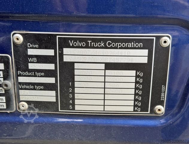 Refrigerated truck VOLVO FM VOL LUCHT GEVEERD 6 KARREN BAK THEO MULDER KO
