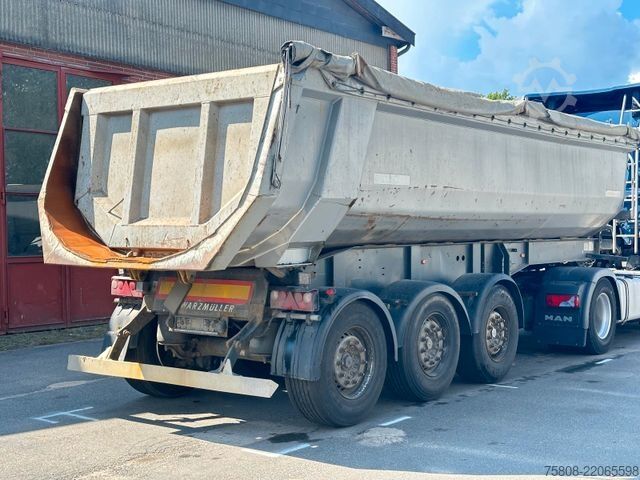 Tipper semitrailer SCHWARZMÜLLER HKS 3 Kippmulde Stahl Lift Mercedes Acshen