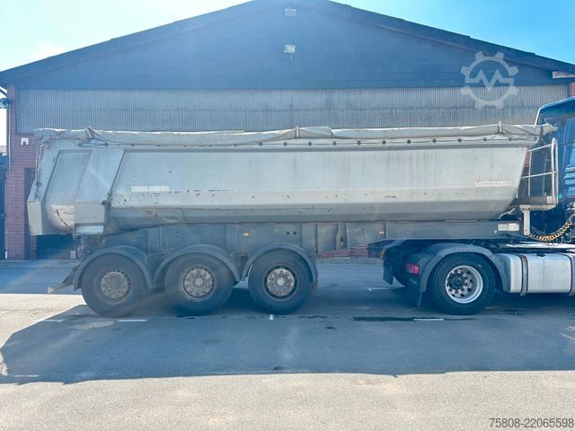 Tipper semitrailer SCHWARZMÜLLER HKS 3 Kippmulde Stahl Lift Mercedes Acshen