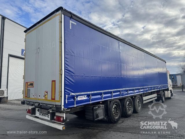 Auflieger mit Pritsche & Plane Schmitz Cargobull Curtainsider Standard