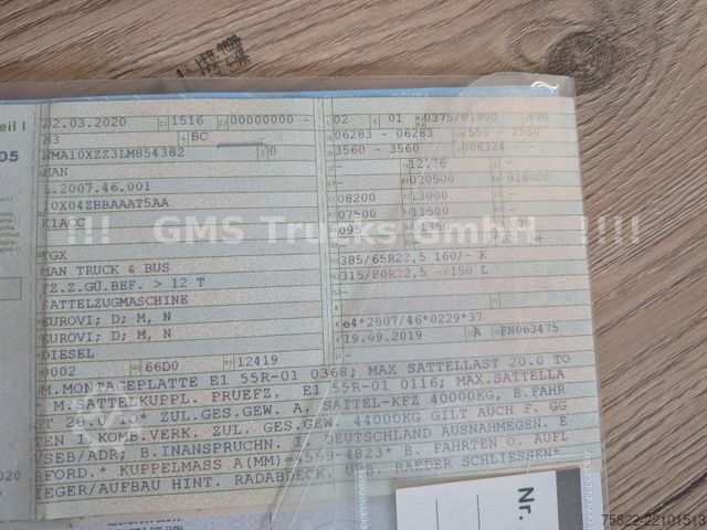 Standard SZM MAN TGX 18.510 / Kompressor + Hydraulik / Alcoa