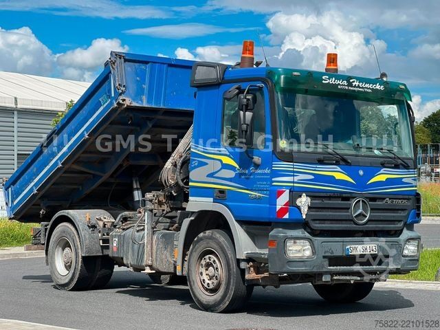 Dreiseitenkipper LKW MERCEDES-BENZ Actros 1844 / EPS / Meiller / Kran mit FUNK