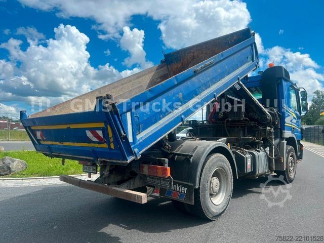Dreiseitenkipper LKW MERCEDES-BENZ Actros 1844 / EPS / Meiller / Kran mit FUNK
