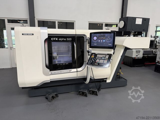 CNC turning and milling center DMG MORI CTX alpha 500 V6