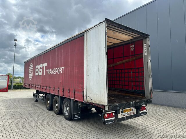 Sliding tarpaulins System Trailer BPW DISC / HARDWOODEN FLOOR / NL-TRAILER / APK:...