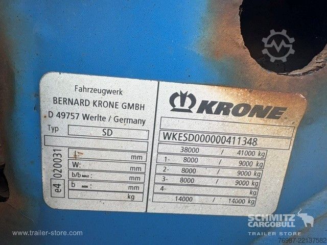Semitrailer Krone Containerfahrgestell Standard