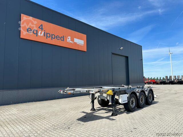 Container transportation Van Hool 20FT ADR CHASSIS / EMPTY WEIGHT 3.280kg / SAF D...