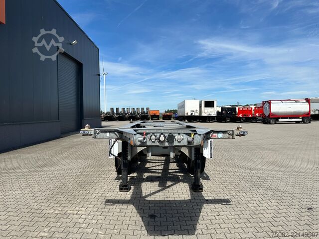 Container transportation Van Hool 20FT ADR CHASSIS / EMPTY WEIGHT 3.280kg / SAF D...