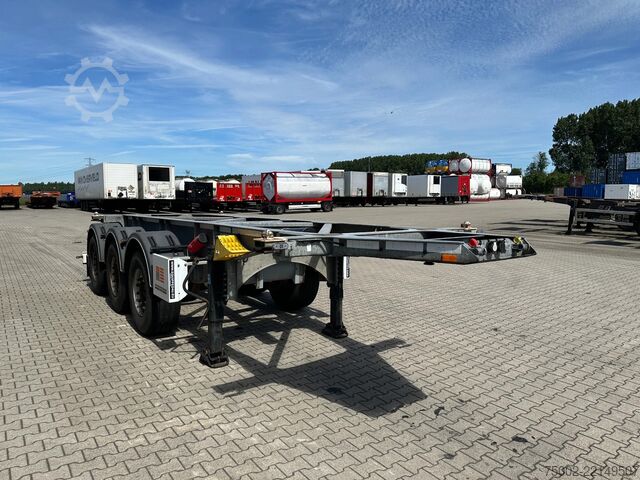 Container transportation Van Hool 20FT ADR CHASSIS / EMPTY WEIGHT 3.280kg / SAF D...