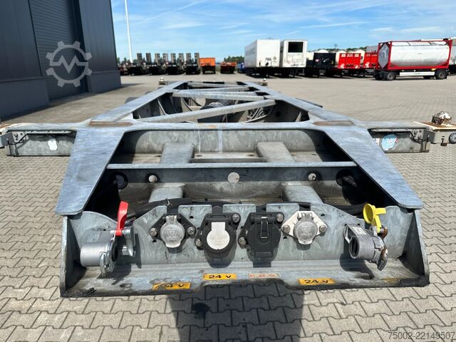 Container transportation Van Hool 20FT ADR CHASSIS / EMPTY WEIGHT 3.280kg / SAF D...