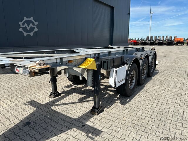 Container transportation Van Hool 20FT ADR CHASSIS / EMPTY WEIGHT 3.280kg / SAF D...