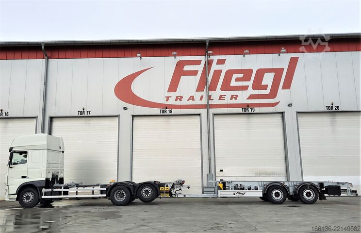 Trailer Swap Chassis Fliegl Tandem-Wechselanhänger TWP 180 Maxi-L