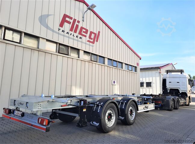 Trailer Swap Chassis Fliegl Tandem-Wechselanhänger TWP 180 Maxi-L