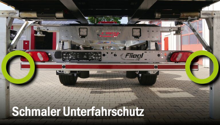 Trailer Swap Chassis Fliegl Tandem-Wechselanhänger TWP 180 Maxi-L