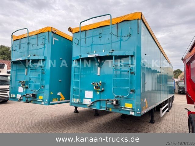 Walking floor semitrailer STAS S 300 ZX Walkingfloor Schubboden 2 x Vorhanden