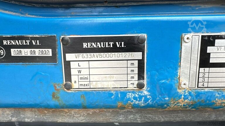 Portal arm system Renault KERAX (GRAND PONT / LAMES / PROPRE / BOITE MANU...