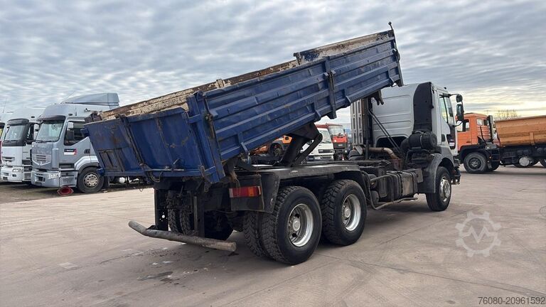 3-way tipper Renault Kerax 320 (BOITE MANUELLE / LAMES / GRAND PONT ...