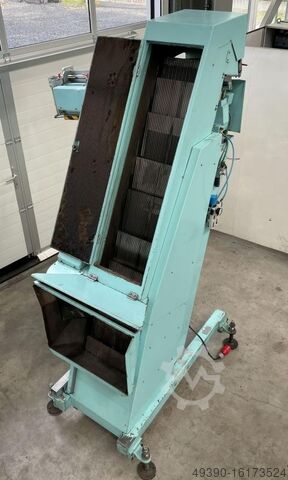 Step conveyor, ascending conveyor, step lift conveyor, inclined conveyor, steep conveyor, sorting de KÖBERLEIN & SEIGERT A 400 / 2000