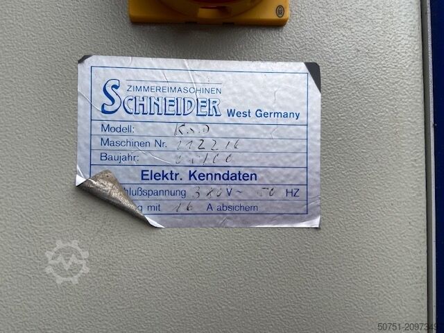 Untertischkappsäge, Kappsäge Schneider KSD