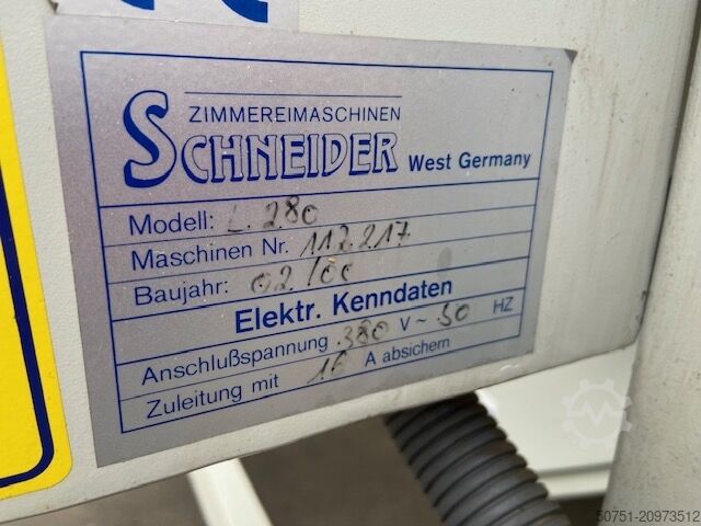 Längsschnittsäge, Auftrennsäge Schneider L280