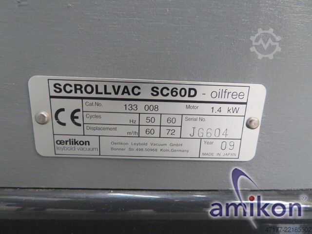 Vakuumpumpe Scrollvac Leybold SC60D