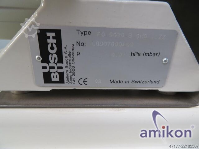 Dry scroll vacuum pump Busch FO 0030 B 0110..ZZ