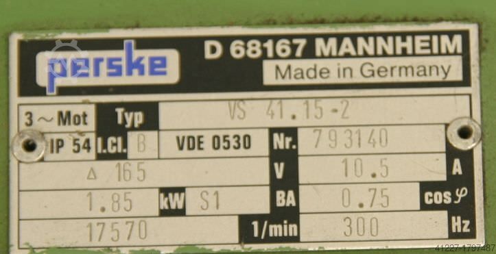 Fräsmotor für Kantenbearbeitungsmaschinen Perske VS 41.15-2