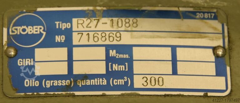 Regelbares Getriebe Stöber R27-1088