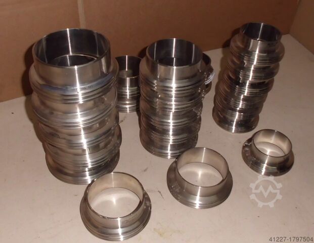 Milk pipe fitting Edelstahl verschiedene Typen