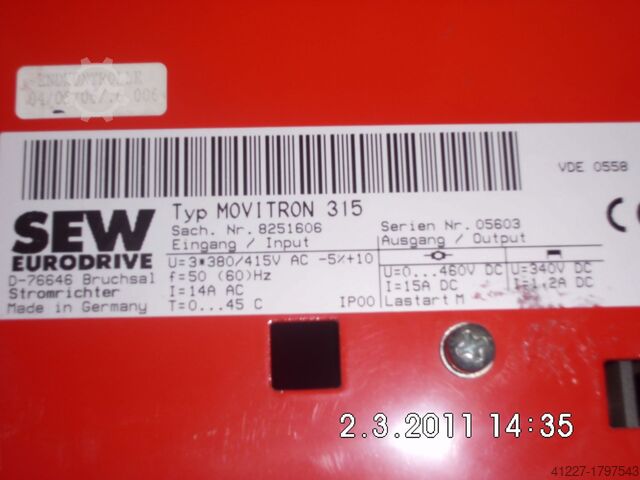 Stromrichter SEW-EURODRIVE Movitron 315
