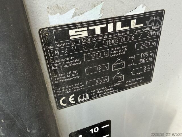 Schubmaststapler Still FM-X17
