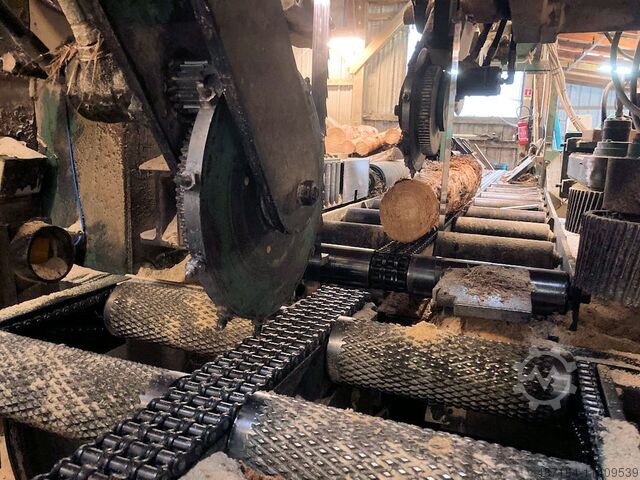 Twin bandsaw roundabout return MEM 105 twin return