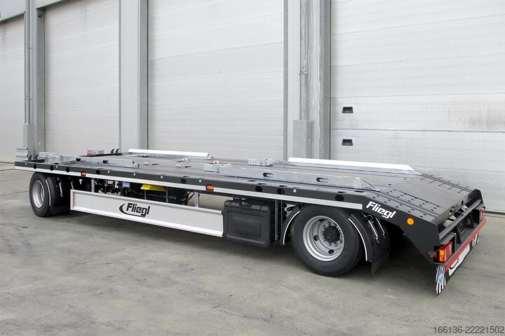 Trailer for Roll-Off Containers Fliegl Kombianhänger ZPS 200 K-Jumbo-Z