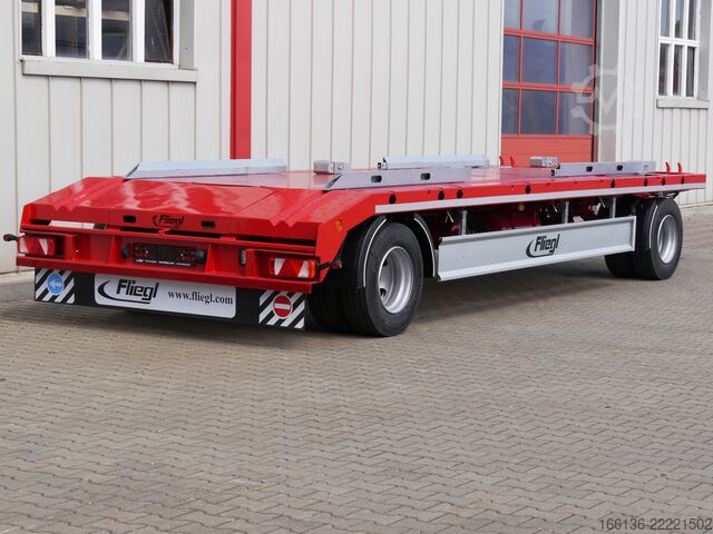 Trailer for Roll-Off Containers Fliegl Kombianhänger ZPS 200 K-Jumbo-Z
