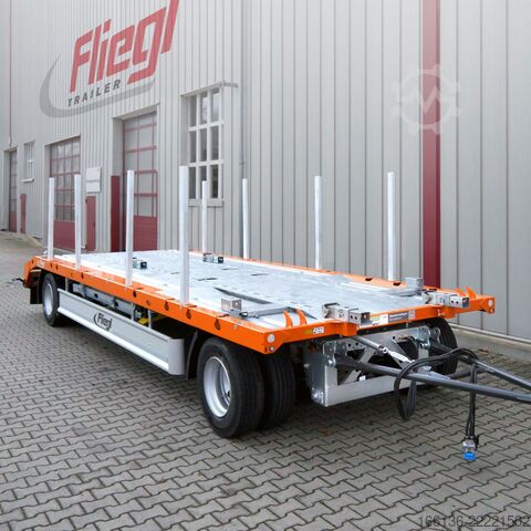 Trailer for Roll-Off Containers Fliegl Kombianhänger ZPS 200 K-Jumbo-Z